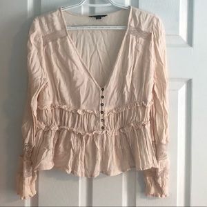 American Eagle Long Sleeve Blouse